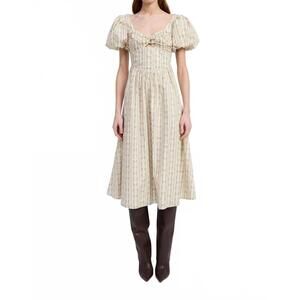 knee length dresses for ladies Kenna Midi Dress  en saison